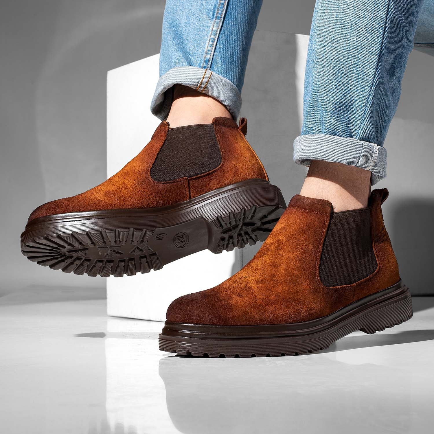 Reversed Chamois Boots