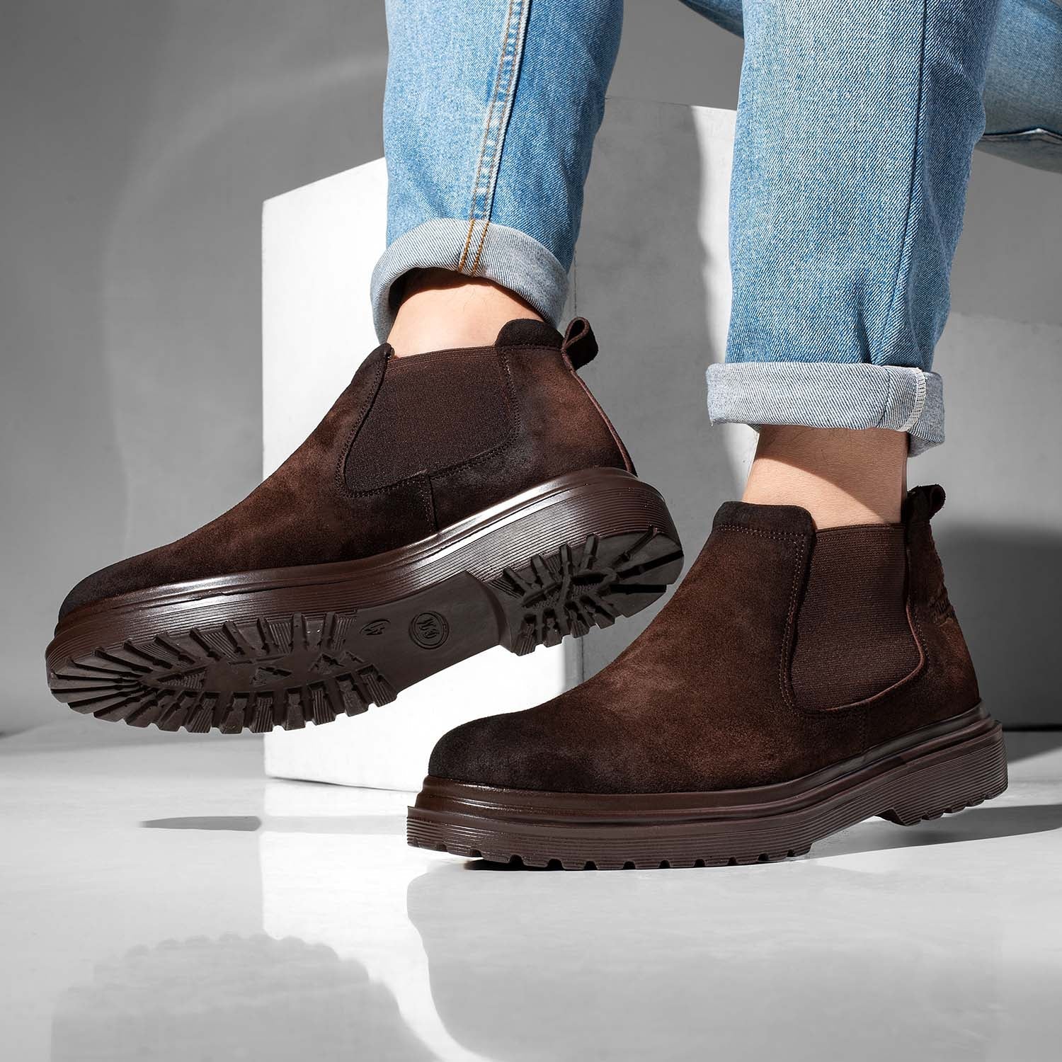 Reversed Chamois Boots