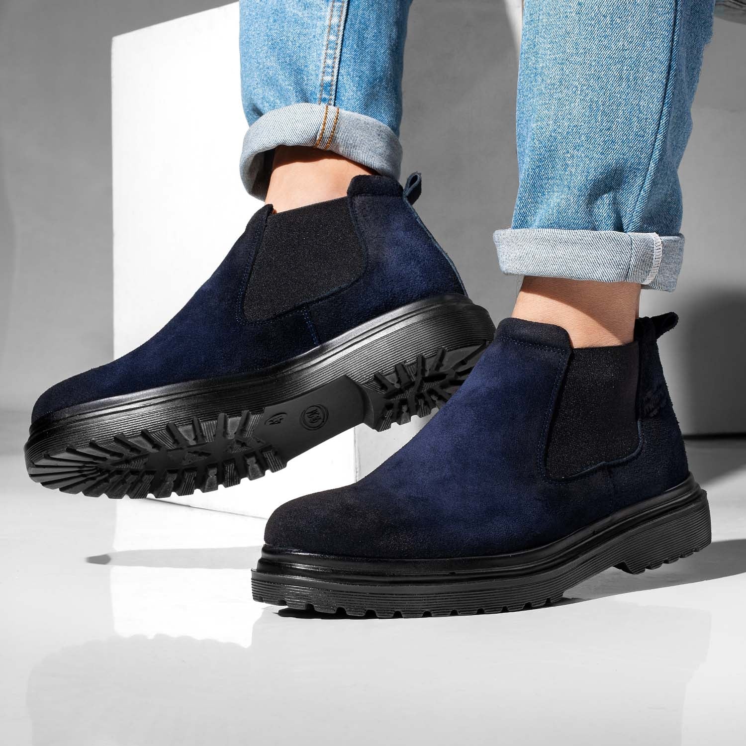 Reversed Chamois Boots