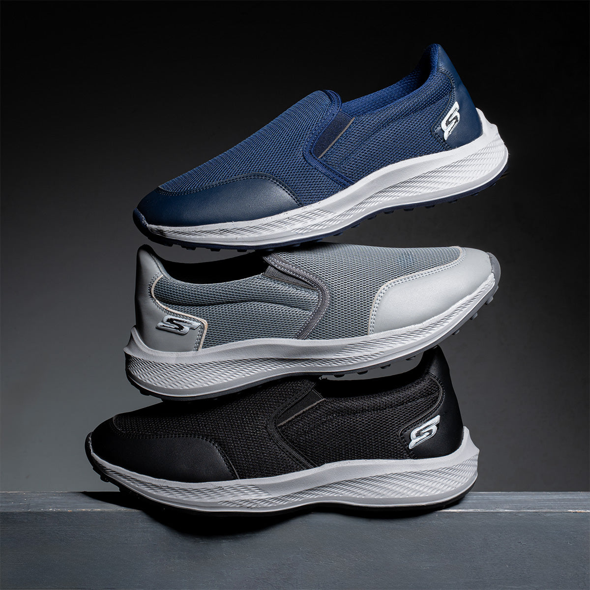 Soft Grid Men Skechers Simple