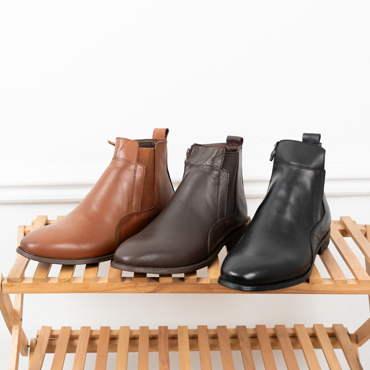 Prime Leather Zip For men