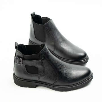 Genuine Leather Half Boots - H10